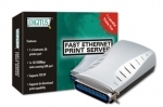Fast Ethernet Print Server, 1 Paralel Port (Centronics 36 erkek)